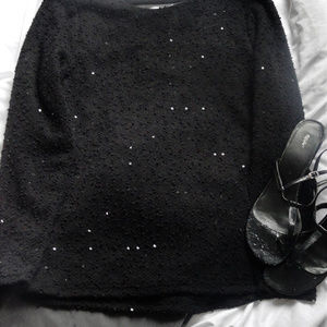 *~Sexy Jennifer Lopez Black Sparkle Sweater~*